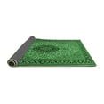 thumbnail image 2 of Ahgly Company Indoor Rectangle Medallion Emerald Green Traditional Area Rugs, 8' x 12', 2 of 4
