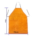 thumbnail image 3 of Leather Aprons Welding Suit Heat Insulation Protection Welder Blacksmith 70x100cm High Temperature Apron Anti-scalding Apron ,Durable Material, 3 of 5