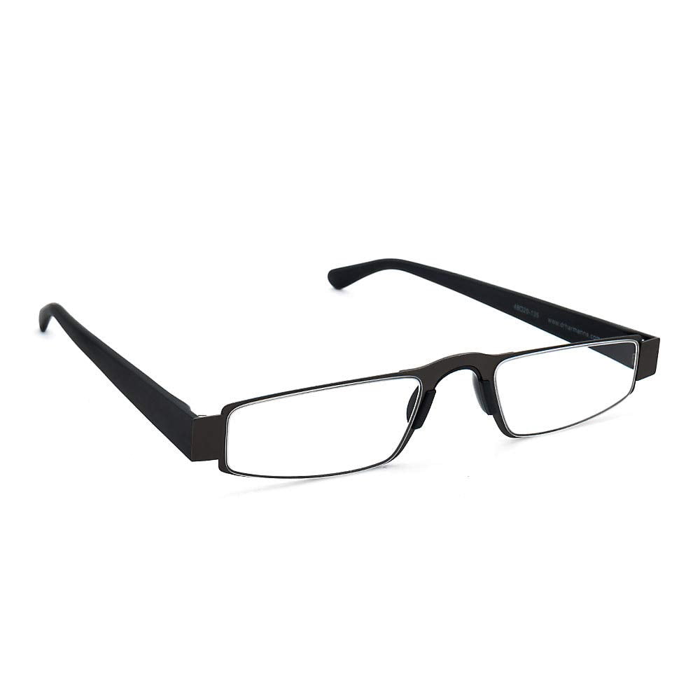 I-Mag Executive Slim Metal Reading Glasses with Slide Open Hard Case (2.00, Black) by I-Mag Reading Glasses