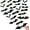 120pcs, variant on 120 Pcs 3D Bats Halloween Decorations,Halloween Wall Decor 4 Sizes Black Bats Sticker for Wall Window