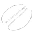 thumbnail image 2 of Collares De Corazón Hueco, 2 Piezas De Longitud Ajustable Collares De Corazón De Imán Exquisito Afecto Mutuo Para Hombres Para Uso Diario ANGGREK Plata, 2 of 8