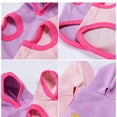 thumbnail image 6 of yuehao pet supplies dog clothes autumn and winter lightweight sleeveless hooded sweater pet clothing purple, 6 of 8