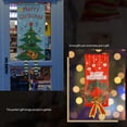 thumbnail image 2 of Banderines navideños de tela con diseño de alce - Decoración festiva para puertas, ventanas y fiestas temáticas, 2 of 6