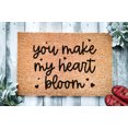 thumbnail image 1 of You Make My Heart Bloom Doormat, 1 of 1