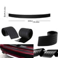 thumbnail image 2 of FNNMNNR Black Silicone Rear Bumper Guard - Scratch-Resistant Trunk Sill Protector Strip for All Cars  35.43x3.15inch, 2 of 7
