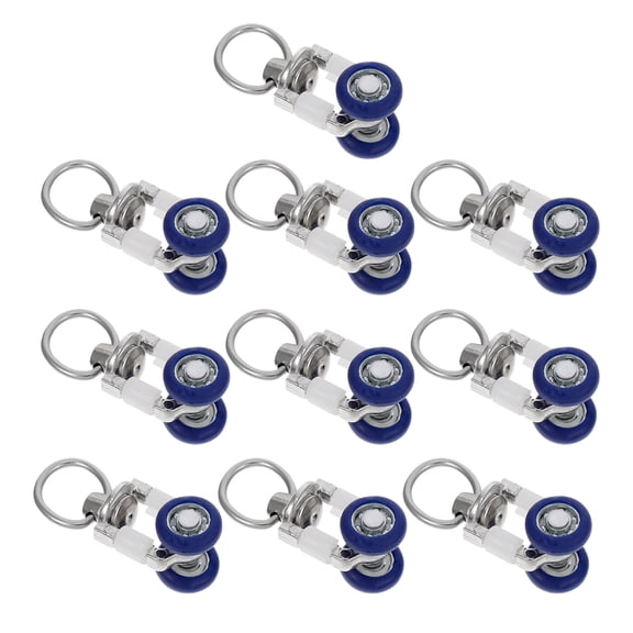 Miangastore Curtain Track Rollers Multi 10Pcs 1.45X0.59X0.43In Easy Installation