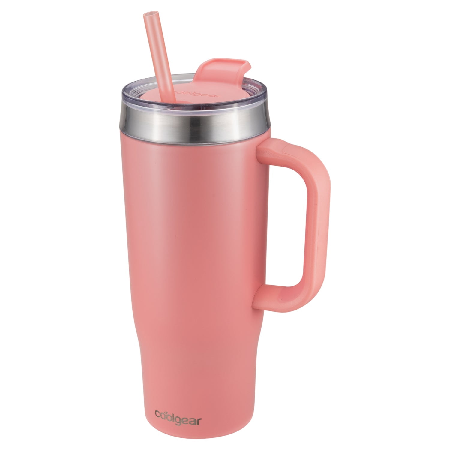 Cool Gear 3-Pack 26 oz Quest Tumblers | Cup Holder-Friendly, Double-Insulated, Dishwasher Safe | Keeps Drinks Cold For 32 Hours | Handle For On-The-Go