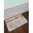 thumbnail image 2 of Cookie Bath Mat, Christmas Themed Background with Fir Branches Spices and Biscuits on Wooden Board, Plush Bathroom Decor Mat with Non Slip Backing, 29.5" X 17.5", Multicolor, by Ambesonne, 2 of 2
