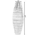thumbnail image 5 of Bamboo Cylinder Floor Vase  - Handcrafted Tall Decorative Vase - Ideal for Dining Room, Living Room, 37 Inch Natural, 5 of 7