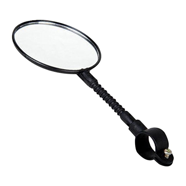 fastboy Rétroviseur de Vélo Universel pour Guidon Sécuritaire Flexible Grand Angle Résistant à l'Usure Léger Rétroviseur Noir 8,5 cm 1 Ensemble