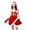 C-Red22, variant on DHFJKG Christmas Dresses For Women Strapless Fuzzy Trim Irregular Hem Mini Dress With Hat Gloves 3PCS Santa Party Wear Cozy Outfit