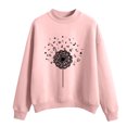 thumbnail image 1 of CEHVOM Femmes Mode Casual Imprimé Col Rond en Vrac Manches Courtes Tops Chemisier Sweat-Shirts à Capuche Dégagement, 1 of 5