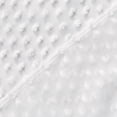 thumbnail image 4 of Dainty Home Valeria 3D Cotton Ball Puffs Linen-Look Solid Sheer Fabric 70 x 72 Shower Curtain in White, 4 of 4