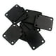 thumbnail image 3 of 10 Piezas 4 Agujeros shamjiam Placas de Plástico cuello juntas Almohadillas Negras para Accesorio de bajo de guitarra 2,63 X 2,16 pulgadas, 3 of 7