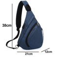 thumbnail image 2 of Crossbody Bapa: Over Shoulder Daypa Casual Cross Chest Side Pa, 2 of 5