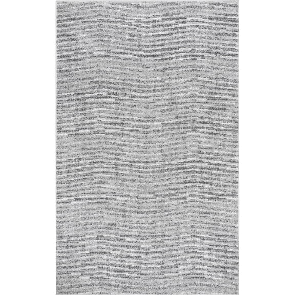 nuLOOM Ripple Contemporary Sherill Area Rug, 12' x 18', Gray