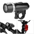thumbnail image 4 of Bike Tail Light, Waterproof Bicycle Light Set, Bike Front Rear Light Set Black/ Silver For Cycling Lovers Night Riding Off-road Bicycles Night Cycling Accessory, 4 of 8