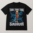 thumbnail image 4 of Tung Tung Tung Sahur Graphic T-Shirt, Unisex Classic Fit Cotton Tee, 4 of 9