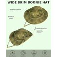 thumbnail image 4 of Sun Hats for Men Women Boonie Hat Foldable Fishing Hat UPF 50+ Bucket Hat for Fishing Hiking Garden Safari Beach, 4 of 4