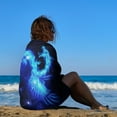 thumbnail image 4 of Medylaiy Fire Dragon Beach Towel Microfiber Sand Free Thin Quick Dry Ultra Absorbent Oversized Lightweight Bath Towels for Adults Kids, 4 of 14