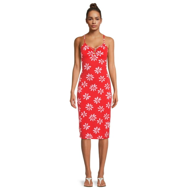 No Boundaries Juniors Midi Dress, Sizes XS3XL