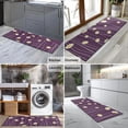 thumbnail image 2 of Purple Daisy Flower Wavy Lines Pattern Kitchen Rug Mat,Kitchen Runner Rugs Non Skid Washable,Decorative Kitchen Floor Mats for Kitchen,Sink,Laundry,17"X47", 2 of 5
