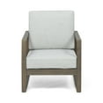thumbnail image 7 of Eclipse Acacia Wood Outdoor Club Chair with Cushion, Gray and Light Gray, 7 of 7