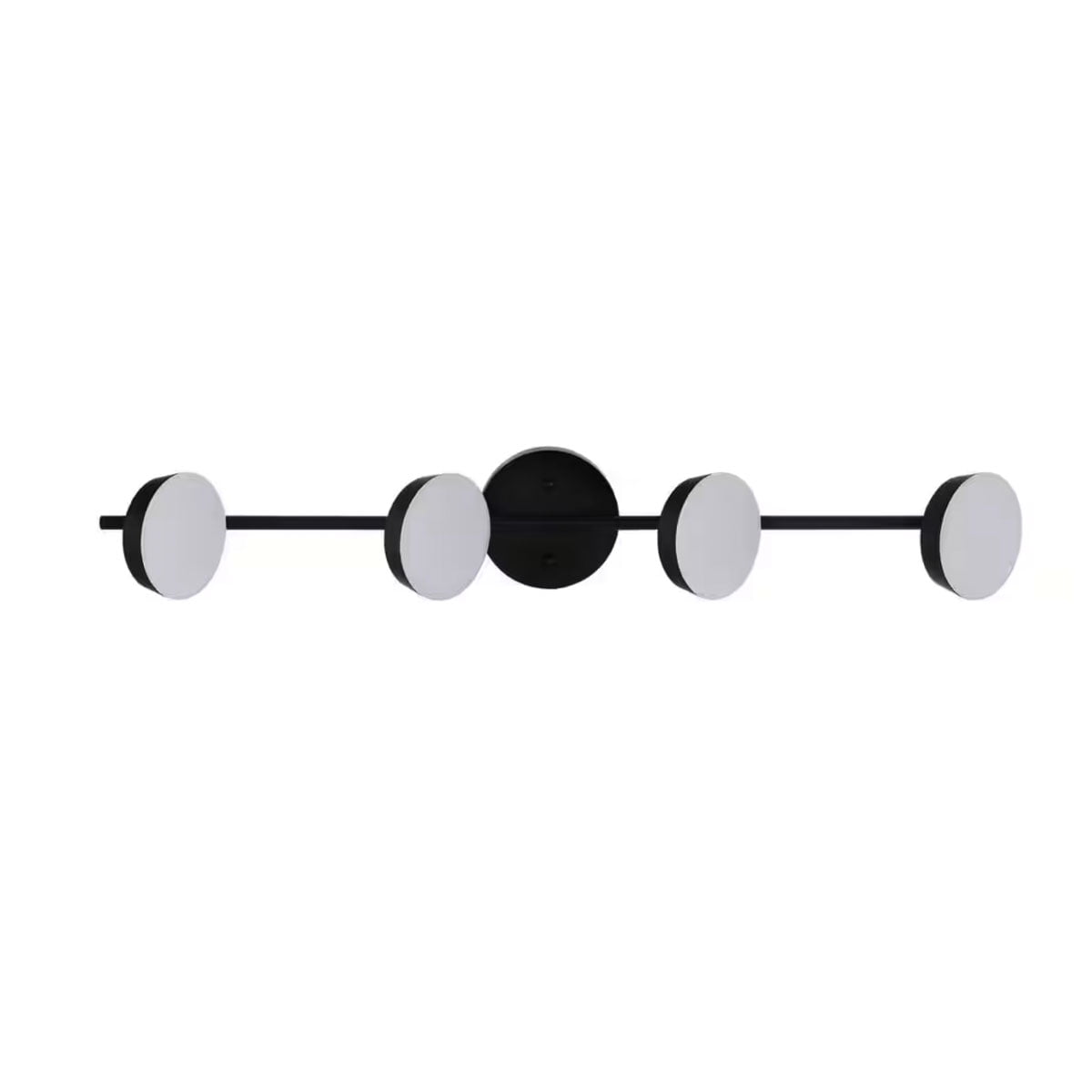 Ceybo — 4-Lights Black Integrated LED Fixed Track Lighting Kit