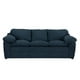 thumbnail image 5 of Sala 3-2 TRINITY Aston 2 piezas ( Sofá, Love Seat ) Azul Oscuro Para Sala, 5 of 8