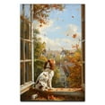 thumbnail image 3 of Dog Sitting Window Poster Art, Irish Setter Colorful Dog Decor Wall Art Painting for Children's room Bedroom Living room Decor Ready to Hang, 3 of 5