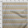 thumbnail image 2 of oneOone Cotton Cambric Fabric Swirl Ikat Printed Fabric 1 Yard 56 Inch Wide, 2 of 4