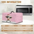 thumbnail image 5 of TSOVTHRID Cow Christmas Hat Pink Print Air Fryer Toaster Oven Dust Cover, Protective Countertop Microwave Oven Cover for Home Indoor Christmas Decor, 20.9"W x 15.7"D x 12.4"H, L, 5 of 7