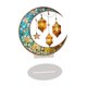 thumbnail image 5 of Decoración de Ramadán 2D, adorno de mesa plano, obra de arte árabe, suministros para fiestas, luna Estilo B, 5 of 8