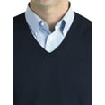 thumbnail image 2 of Harbor Bay by DXL Big and Tall Men's V-Neck Pullover, Navy, 1XL, 2 of 5