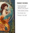 thumbnail image 3 of Norfolk, Virginia, Mermaid Birch Wood Wall Sign (12x18 Rustic Home Decor, Ready to Hang Art), 3 of 5