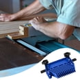 thumbnail image 6 of 2Pcs Adjustable Woodworking Tools Board for Table Saws, Router Tables & Band Saw with T-Slots, Miter Slots-Blue, 6 of 10