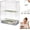 Large A4, variant on Floating Bill Savings Challenge Box, Clear Acrylic Money Saving Box, Visual Savings Piggy Bank with Floating Money Effect, Acrylic Money Box for Cash Saving, Budgeting and Gifts,S