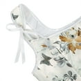 thumbnail image 5 of Yuwull Women'S Summer Floral Corset Crop Top Strap Boned Bustier Cute Tie Back Party Bodyshaper, 5 of 8