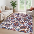thumbnail image 6 of Addison Rugs Mayfield Premium Machine Washable Traditional Global Red Rectangle Rug, 8' x 10', 6 of 6