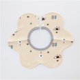 thumbnail image 1 of Babero de algodón para bebés de primavera y verano, para niños y niñas recién nacidos, con forma de flor, toalla para la baba giratoria de 360 grados para bebés, 1 of 6