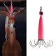 thumbnail image 2 of Anzuelo de señuelo de pesca con plantilla de calamar, cebo duro Artificial de pulpo (rosa luminoso, 8 garras), 2 of 2