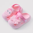 thumbnail image 2 of UJNDER Kids Clogs Boys and Girls Summer Soft Sole Anti- Cute Dinosaur Pattern Indoor Outdoor Casual Slippers,Pink,5.5-6 Years, 2 of 4