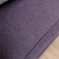 thumbnail image 4 of Furniture of America Allyson Transitional Chenille Sofa in Purple, 4 of 6