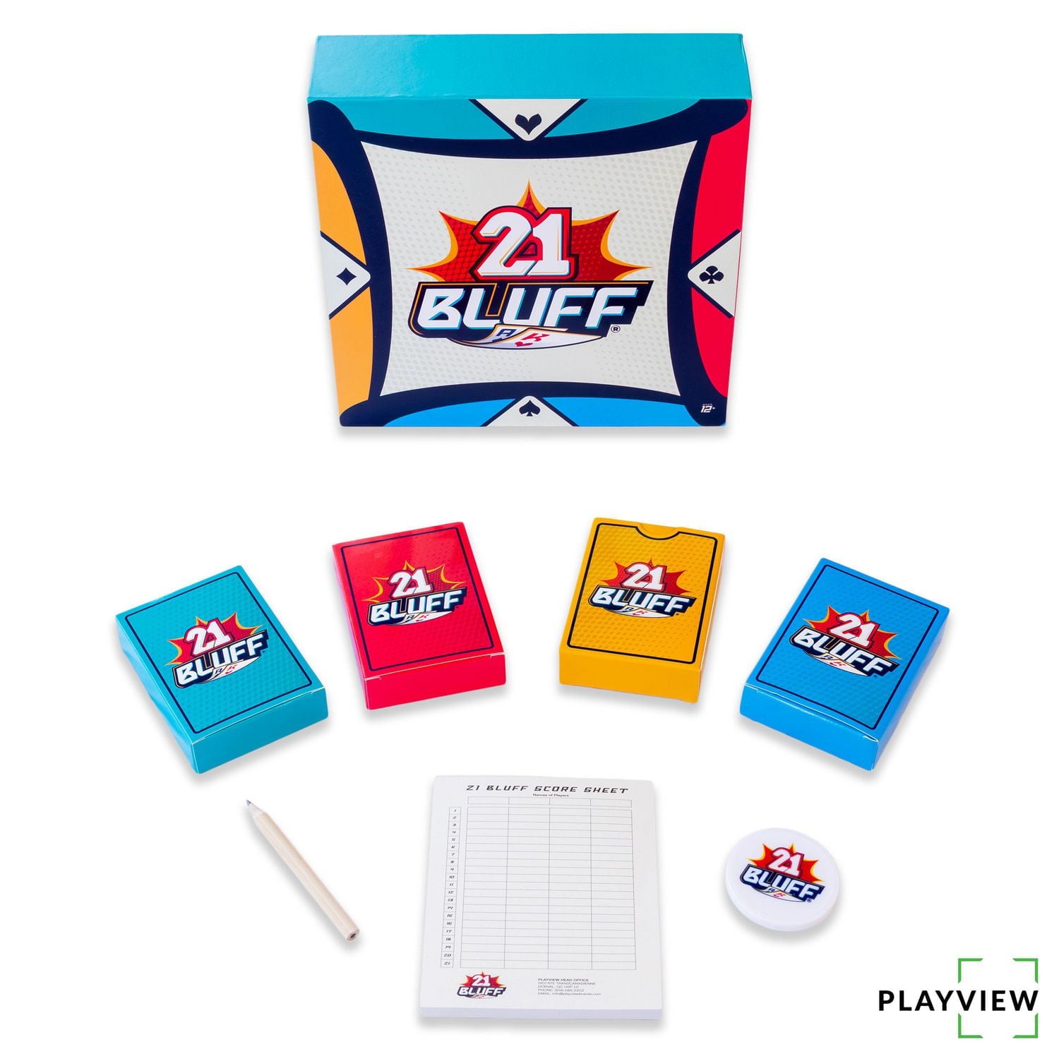 Jeu de cartes 21 Bluff Jeu familial inspiré blackjack