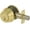 Bright Brass, variant on Callan KA2001 Single Cylinder Deadbolt Grade 3- Satin Nickel