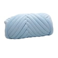 thumbnail image 3 of 1kg Velvet Chunky Yarn Arm Knitting Washable Crochet Soft DIY Tube Giant Yarn Weight Yarn for Macrame Projects Blanket Baskets Hats Pet Bed Light Blue, 3 of 8