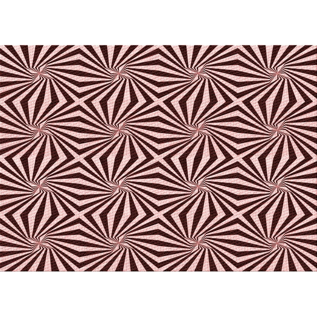 Ahgly Company Tapis Rectangulaire d'Intérieur Lavable en Machine Rose Profond Transitionnel, 6 Pieds x 9 Pieds