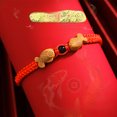 thumbnail image 2 of Pulsera de cuerda roja del año de vida, joyería de cuerda roja tejida a mano, pequeños obsequios, 2 of 6