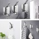 thumbnail image 2 of Gancho de pared para baño LANNMXG Gancho para toalla Adhesivo Blanco Paquete de 5, 2 of 2