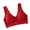 Wine, variant on Bigersell Sports Bras Women Plus Size Padded Bra Solid Wireless Bras No Underwire Solid Color Ladies Bralette Yoga Workout Bra Underwear Pull On Everyday Bras Beige 6XL
